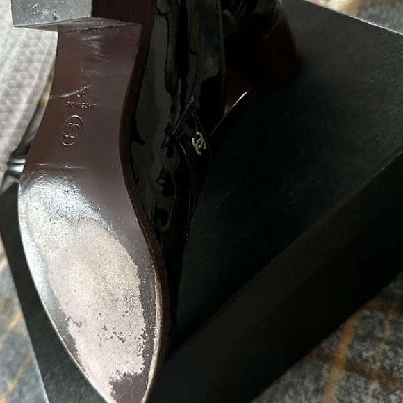 Chanel Black Patient Shoe - Picture 7 of 10